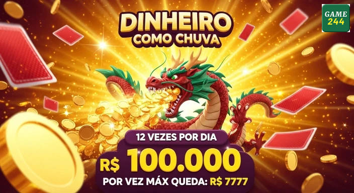 game244 — card com CTA e reforço de bônus, com contraste alto para conversão, pensado para apoiar a decisão de depósito.